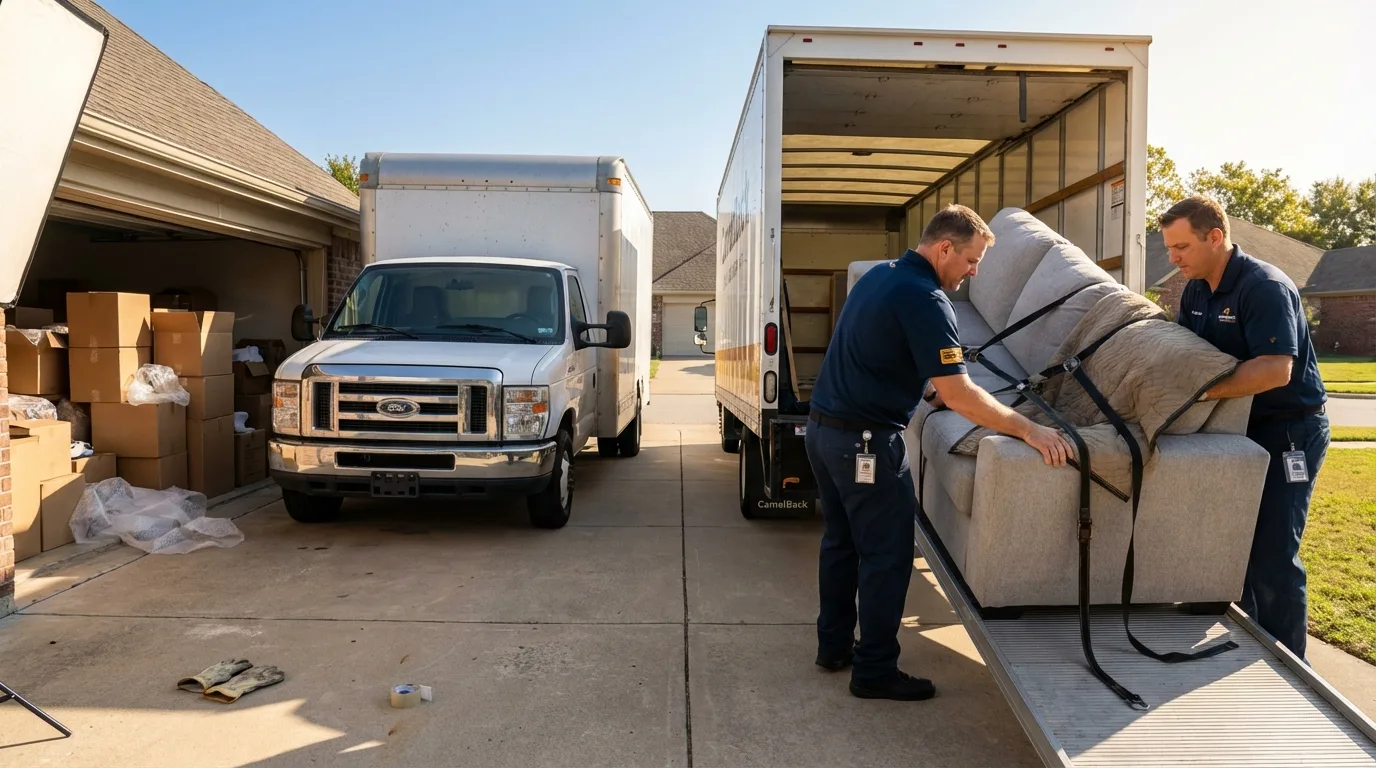 DIY truck vs professional crew comparison in Guthrie Center