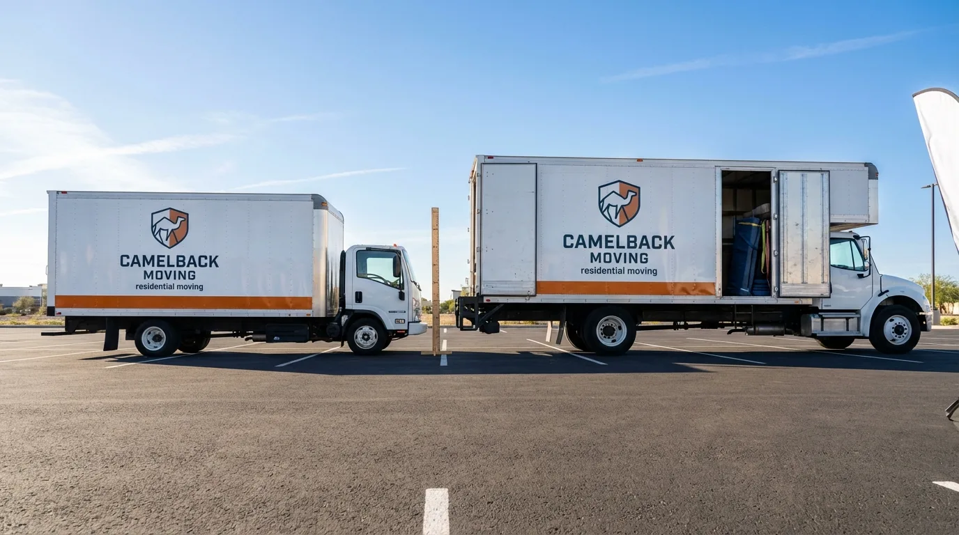 Moving truck size capacity guide in Guthrie Center